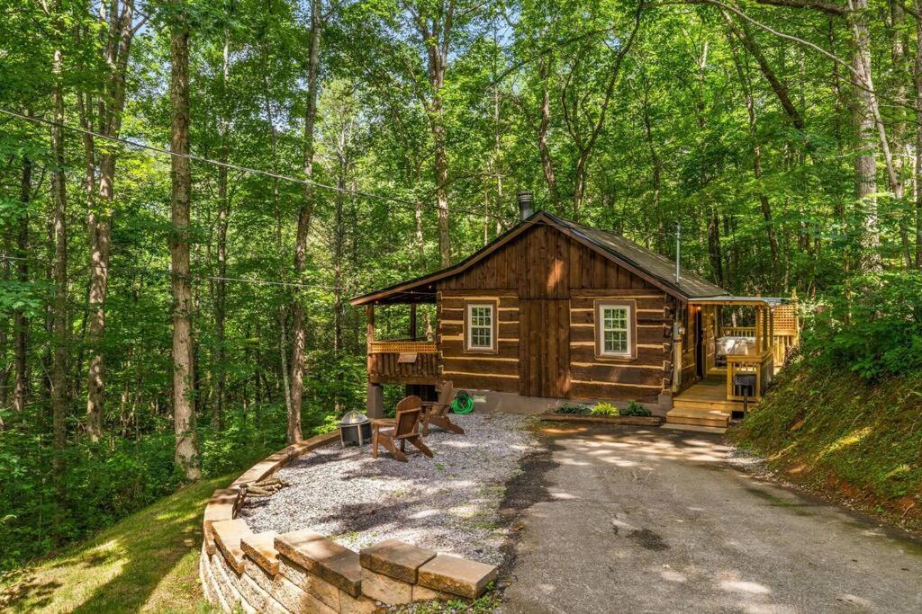 Boozy Bear Bungalow Romantic Cabin 5 Mins 2 Downtown With Hot Tub And Fire Pit 蓋特林堡 外观 照片